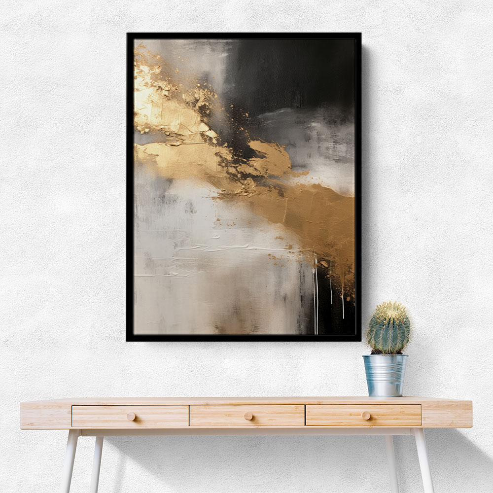 Black Stroke Abstract 3 Wall Art